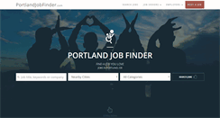 Desktop Screenshot of portlandjobfinder.com