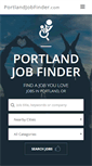 Mobile Screenshot of portlandjobfinder.com